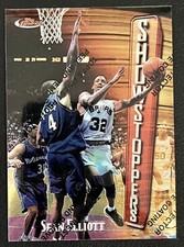 1997-98 Topps Finest Showstoppers SEAN ELLIOTT San Antonio Spurs
