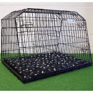 sloping dog cage