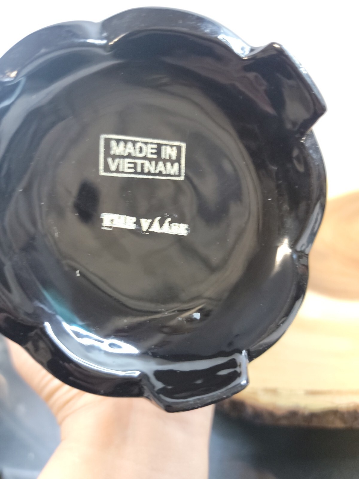 Vietnam Brown Enamel Art Deco Egg Vase Birds The Vaase W/ lid