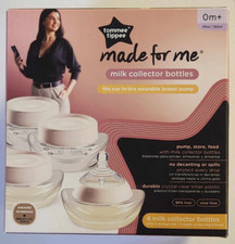 4 Pack Tommee Tippee Made For Me Milk Collector Bottles Kit