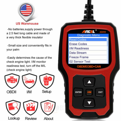 ANCEL Car OBD2 OBD Code Reader Scanner Code Reader Check Engine Diagnostic Tool