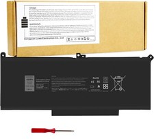 F3YGT Battery For Dell Latitude 12 13 14 E7280 E7480 7480 7490 7380 7390 DM3WC