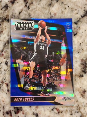 2018-19 Panini Threads Premium Blue /75 Bryn Forbes #82