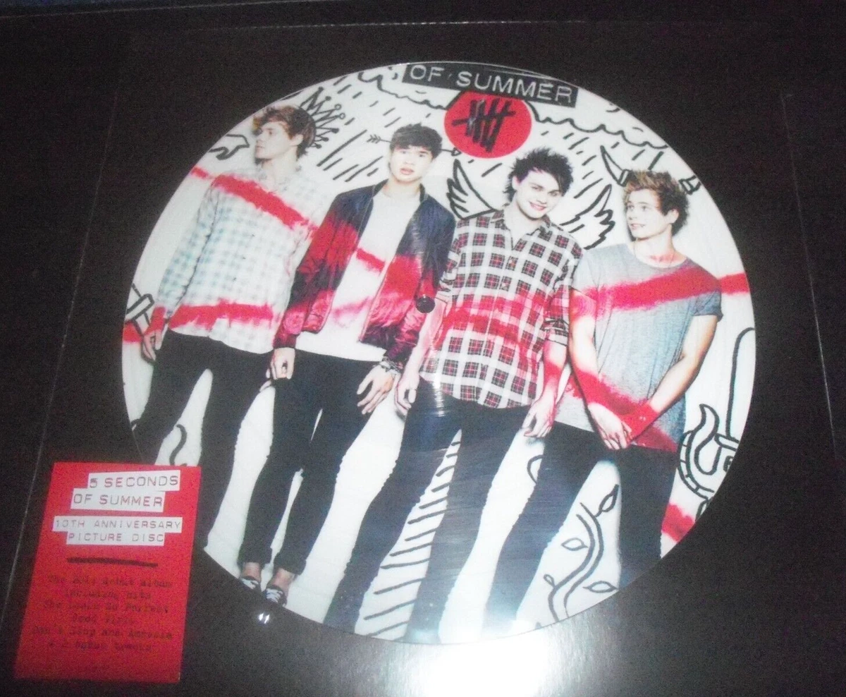5 5SOS Five Seconds of Summer 10th Anniversary Picture Disc Vinyl LP - NEW