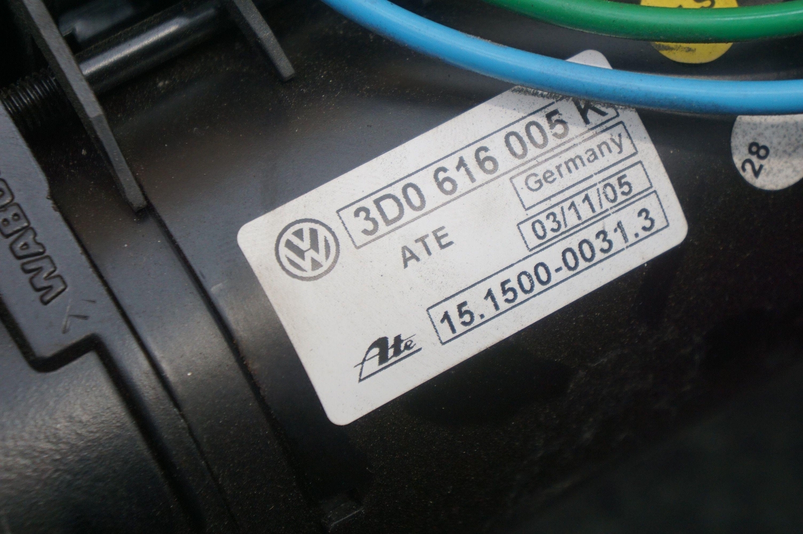 Air Ride Compressor Pump OEM 3D0616005K Bentley Continental Gt Flying Spur 03-12