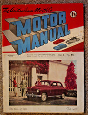 Motor Manual 1951 Jan Austin A70 Jaguar 2.5 Fiat 1400 Morris 6 Field Marshall Si
