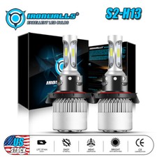 H13 9008 300000LM LED Headlight Bulbs High-Low Beam Bulbs 6000K Super Bright