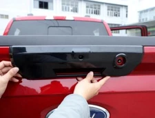 For 2021-2022 Ford F150 F-150 Black Rear Tailgate Door Handle Cover Trim Bezels