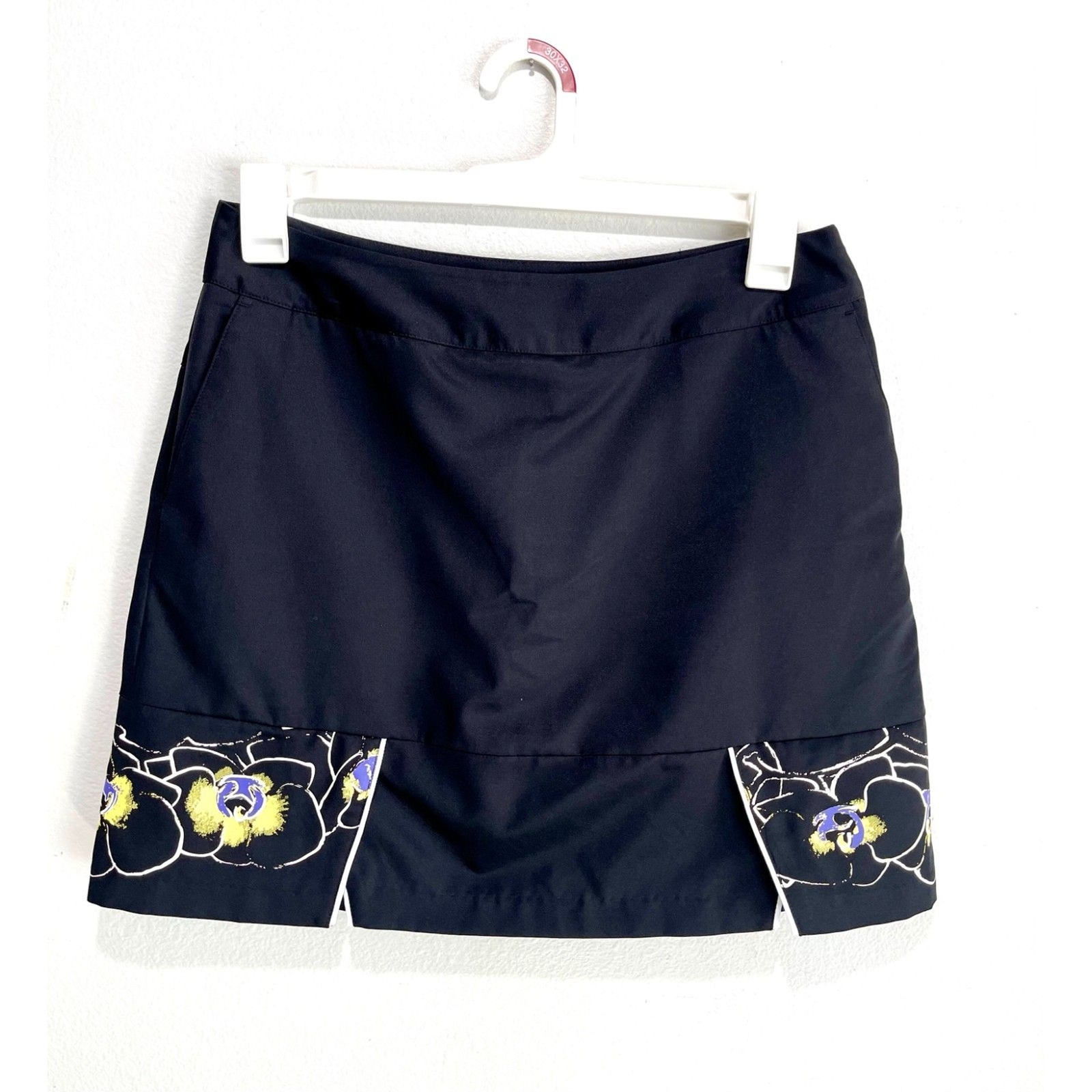 Adidas Climacool Performance Skort for Golf & Tennis - Black Floral - Womens Size 6