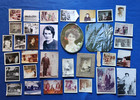 Lot 33 vintage photographs pictures funeral home fan wedding architecture black — photo 1