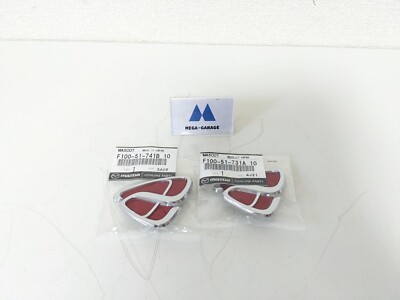 MAZDA GENUINE RX7 RX-7 RX8 FRONT REAR EFINI RED EMBLEM BADGE STICKER SET OEM