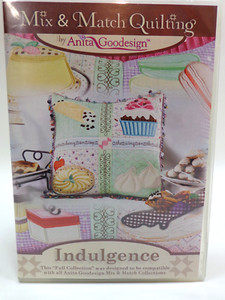 Anita Goodesign Mix and Match Quilting Embroidery Design CD Indulgence
