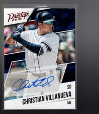 B4508- 2018 Prestige Autographs Xtra Points Red #19 Christian Villanueva /199