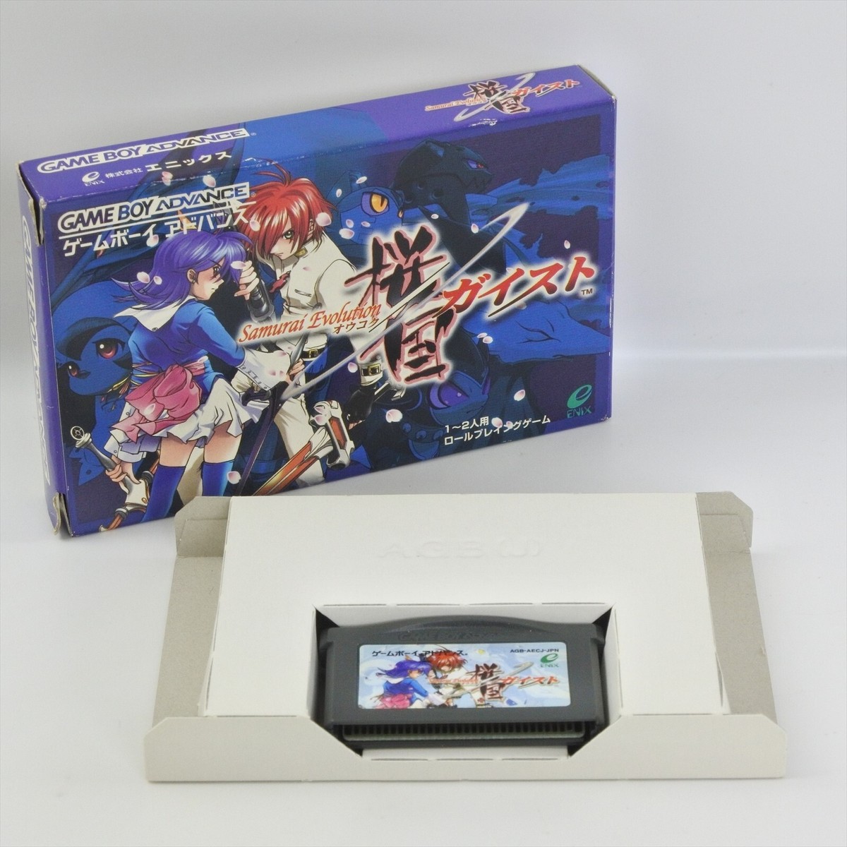 Gameboy Advance SAMURAI EVOLUTION Ougoku Geist No Instruction
