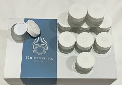 10 x Luxus Kosmetik Glas ''LEER'' Gläser Schraubverschluss & Kunststoffeinlagen - Omorovicza