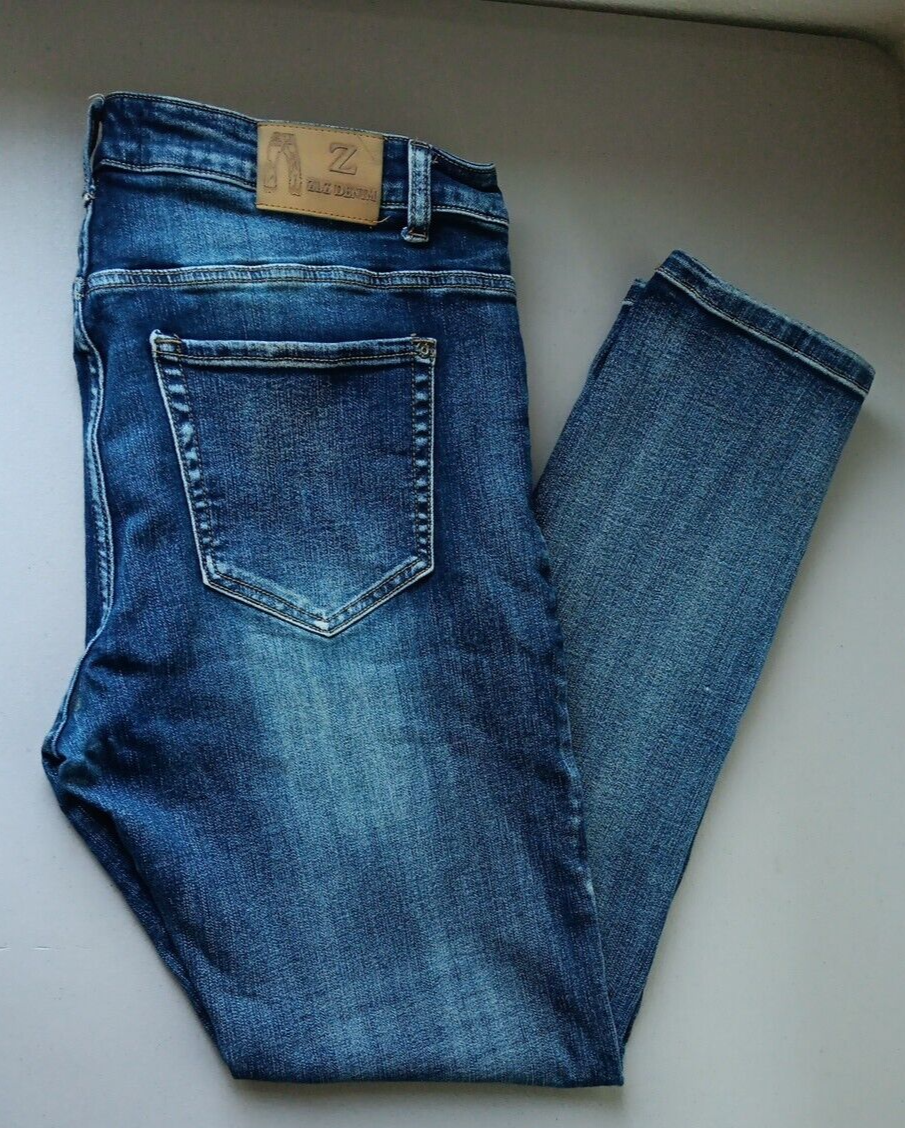 【PERSTEP】★男女兼用★25SS DAY 5PK DENIM PANTS Z Jeans Mens 36W Blue Straight Leg Stretch Denim Pants