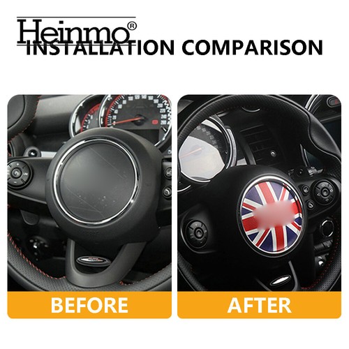 For Mini Cooper S F54 F55 F56 F57 F60 2014-2017 Car Steering Wheel Cover Sticker - Picture 6 of 6