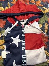 Briefly Stated - Jumper - USA, Red, White  Blue - New w/ Tags - Men  s  