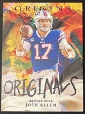 2021 Panini Origins Josh Allen Case Hit Originals SSP Buffalo Bills MVP