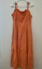NWT Orange Free People Spaghetti Straps Dress Sz. S