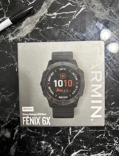 Garmin fenix 6X Pro Solar Unisex GPS Watch - Gray/Black (010-02157-20)