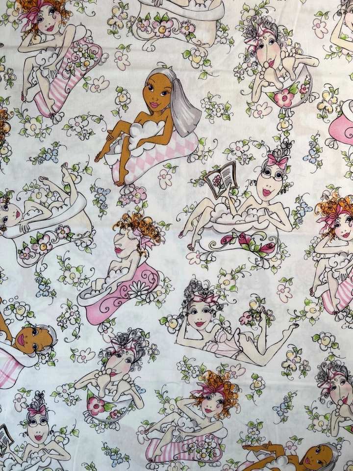 Fabric -RARE Collectible Loralie Harris Designs TUBBIES Bathettes 23.5 L x 42” W - Image 4 of 4