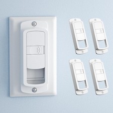 SAFELON 4pk Light Switch Cover Guard Childproof Lock Wall Covers Baby Safety