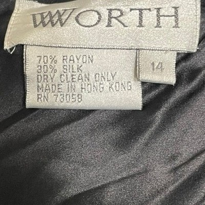 NWT Worth Black and Gray One-Shoulder Silk-Blend Velvet Dress Size