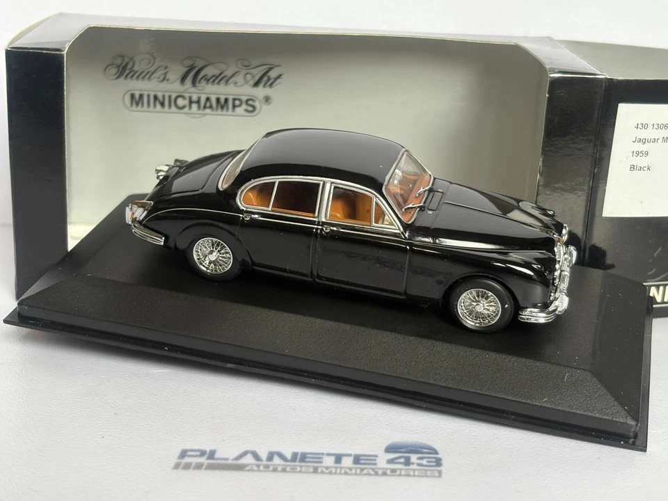 MINICHAMPS 430130604 JAGUAR MKII 1959 BLACK 1/43 - Photo 2/3
