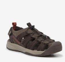 NWOT Eddie Bauer Men's Yesler Fisherman Sandals Cedar Brown- Size 8