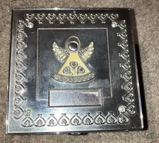 Vtg  Things Remembered Angel Wings Trinket Box Silverplated
