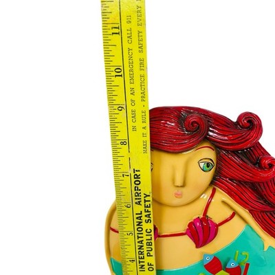 Allen Designs Ruby Whimsical Mermaid Pendulum Wall Clock | eBay