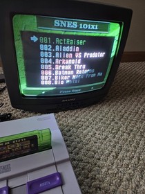 SNES 001 Console Controllers PS AV Cable Quickshot Controller  & 101 in 1 Cart