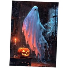 Halloween Diamond Art Kits for Adults-Ghost Diamond Painting Halloween Ghost