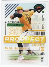 2024 Panini Prospect Edition #159 PAUL SKENES Rookie ~BLUE FOIL /199~