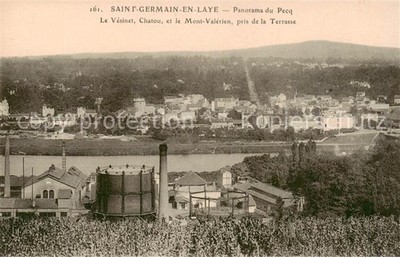 Saint-Germain-en-Laye Panorama du Pecq Le Vesinet Chatou et le Mont Valerien pri