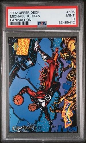 Michael Jordan Fanimation 1992-93 Upper Deck #506 MINT PSA 9