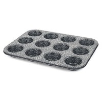Muffin-Backblech 12 Cup Salter Megastone, Antihaft Kohlenstoffstahl, Pfoa-Frei
