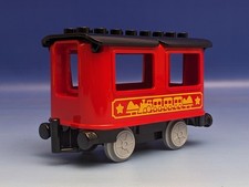 LEGO DUPLO Eisenbahn roter Waggon Anhänger Trains Push & Go aus Set 10874
