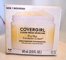 Covergirl Clean Fresh Skincare Dry Skin Corrector Cream W/ Cactus Water-2oz. NEW