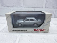 Mini car 1/43 Herpa Mercedes Benz E320 sedan limousine brilliant silver model
