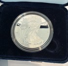 U.S. Mint 2017-W American Eagle 1 oz Silver Proof Coin .999 Silver COA & OGP — photo 2