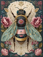Bee Diamond Art Kits for Adults,Diamond Painting Kits for Adults Beginners,