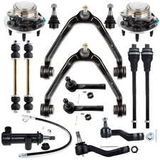 Front Tie Rod End Sway Bar Wheel Bearning Hub For 2000-2006 GMC Yukon Base 2WD