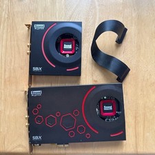 Creative Sound Blaster SBX Pro Studio ZxR Sound Card Set with Cable Tested