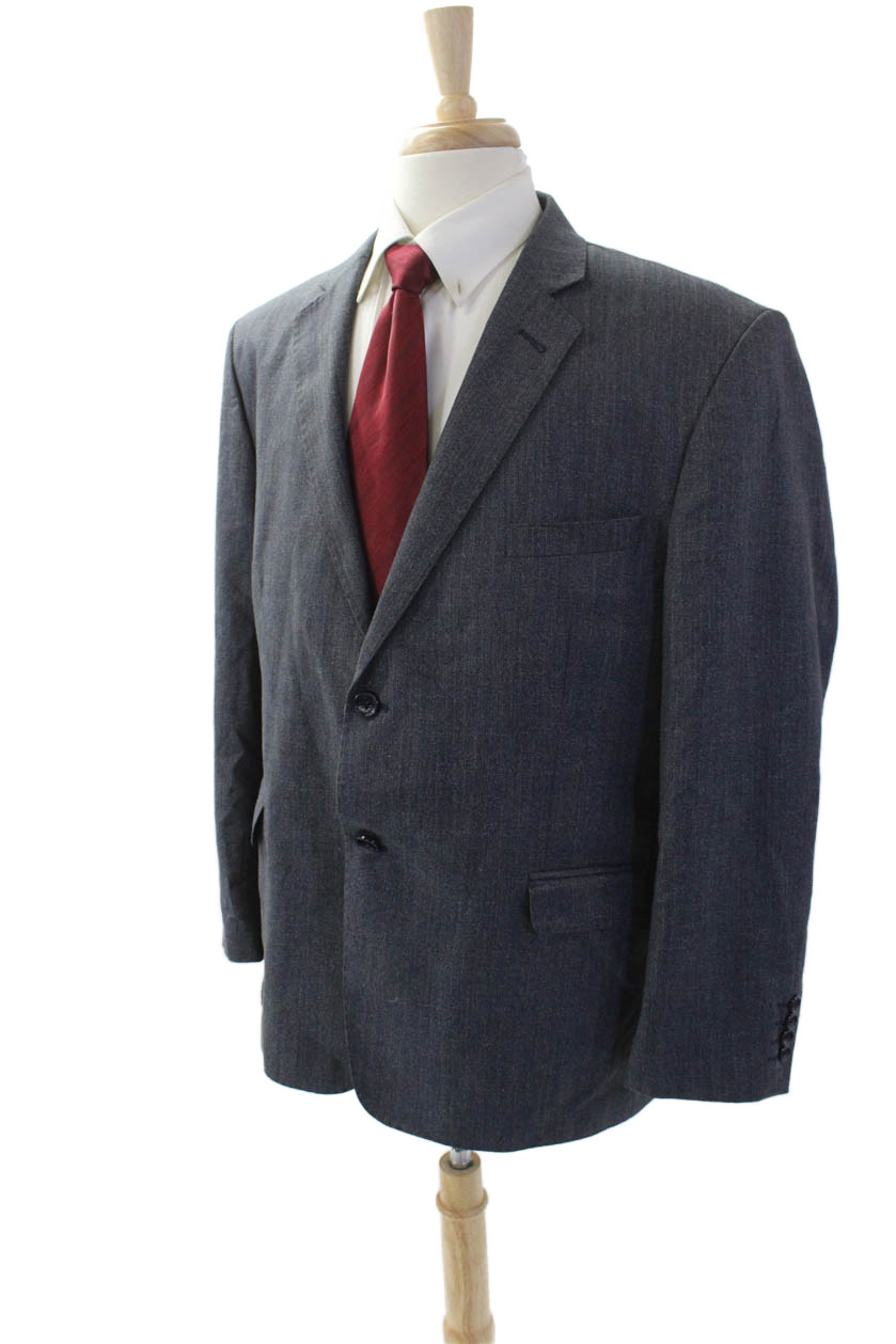 Bertolucci Mens Wool Collared Two Button Classic … - image 3