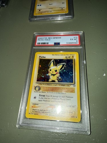 Pichu (Unlimited) graded PSA 6 for sale on eBay