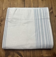 Pottery Barn Riviera Striped Curtain 50 W x 96 L Porcelain Blue