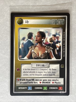 Star Trek CCG 1E - Lily First Contact 101R - Rare M/NM