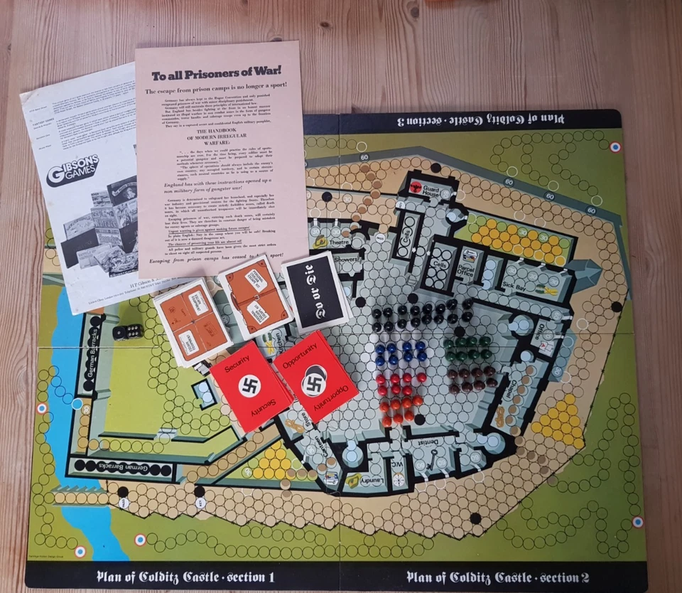 Escape From Colditz Vintage Board Game - Image 4 of 4